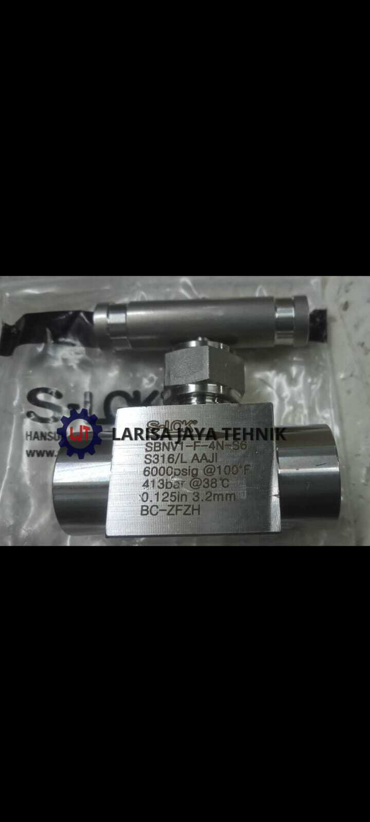 Neddle Valve 1/2", Stainless 316L Pressure : 2500 - 10.000Psi