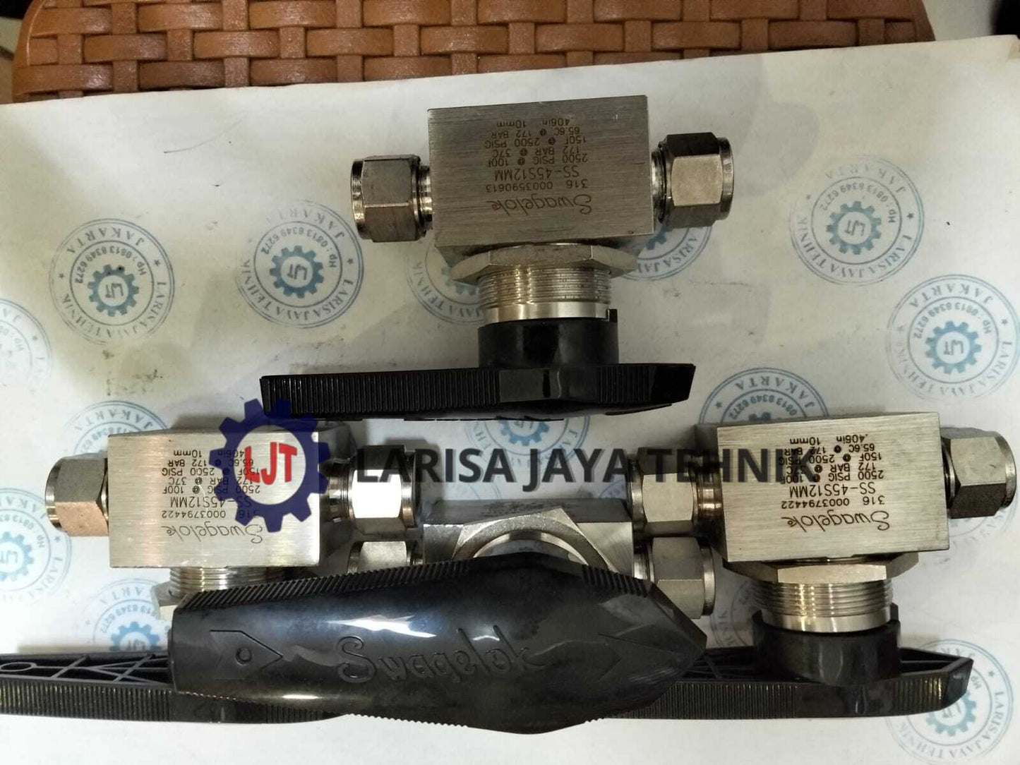 Ball Valve Swagelok 12MM Od x 12MM Od, Stainless 316L