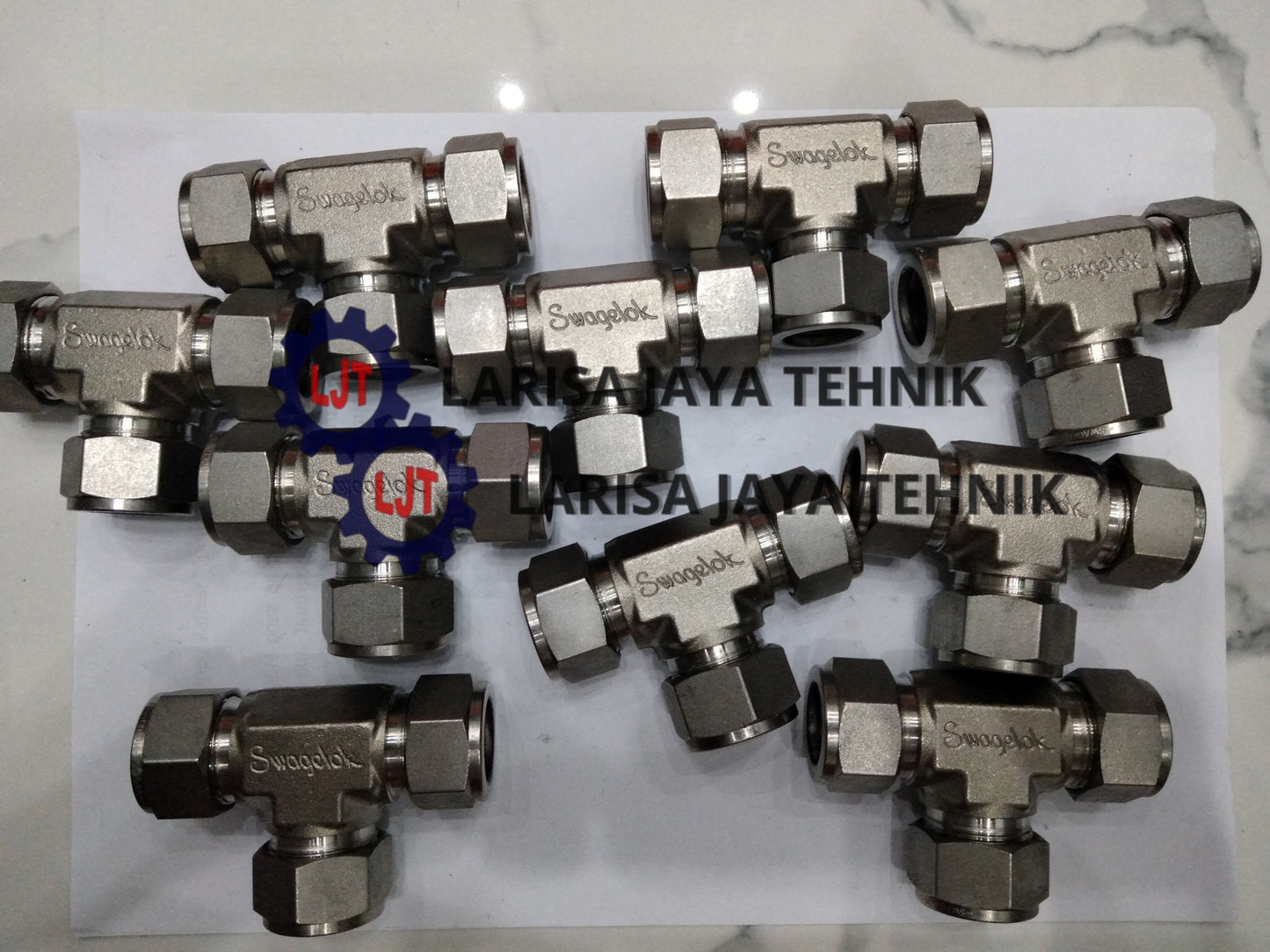 Union Tee 1/2"Od, Stainless 316L