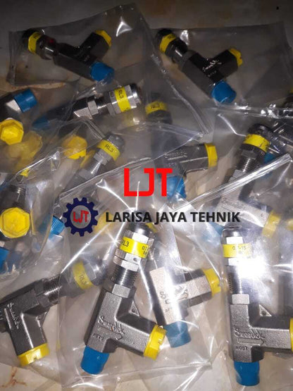 Relif Valve 1/4"OD, Stainless 316L, 1500Psi - 6000Psi