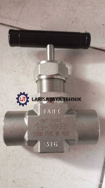 Neddle Valve 1/2", Stainless 316L Pressure : 2500 - 10.000Psi