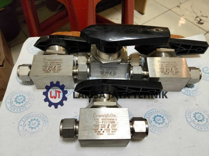 Ball Valve Swagelok 12MM Od x 12MM Od, Stainless 316L